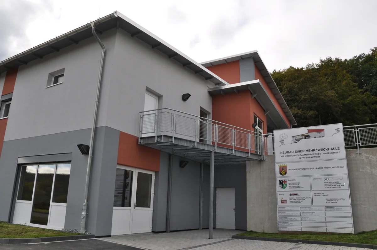 Mehrzweckhalle Mudersbach im Passivhausstandard — Bild 7