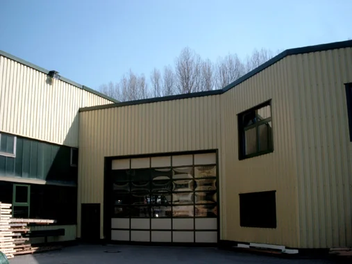 Wiederaufbau der Hallen mit Büro in Hilchenbach, Fa. Schrag — Bild 2