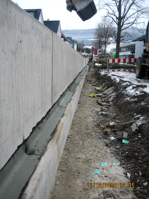 Stützwände OD Hilchenbach - Hadem — Bild 8